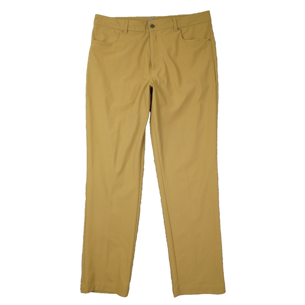 VRST Limitless Performance Regular Fit 5 Pocket Pant Size Mens 36x32 Tan Golf
